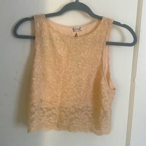 Lace blouse. Free People and like new